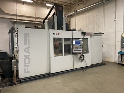 2005 FIDIA K211 5 AXIS VERTICAL MACHINING CENTER | Levy Recovery Group