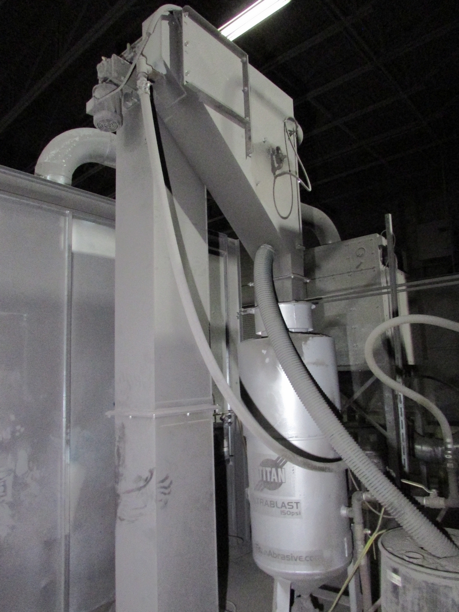GLOBAL FINISHING SOLUTIONS BCBG 121012-S-SP ABRASIVE SHOT BLAST BOOTH | Levy Recovery Group