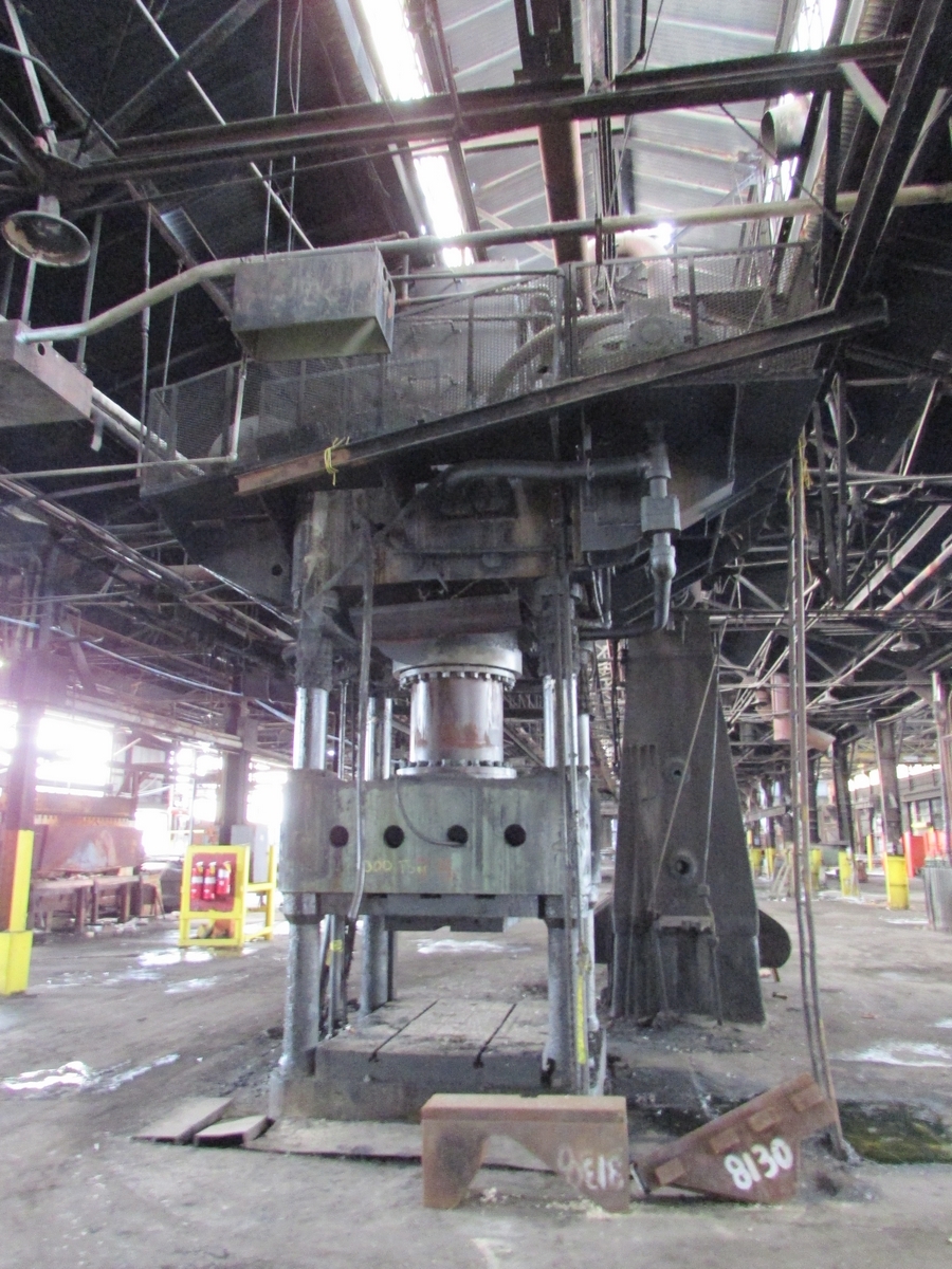 THE HYDRAULIC PRESS MFG. CO. 1000 TON 4-POST HYDRAULIC PRESS | Levy Recovery Group